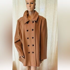 Mackintosh Authentic Camel Peacoat Woman’s Large